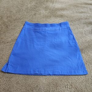 Rafaella Blue Skort Size 10 Golf Tennis Activewear 31" Waist Excellent Condition